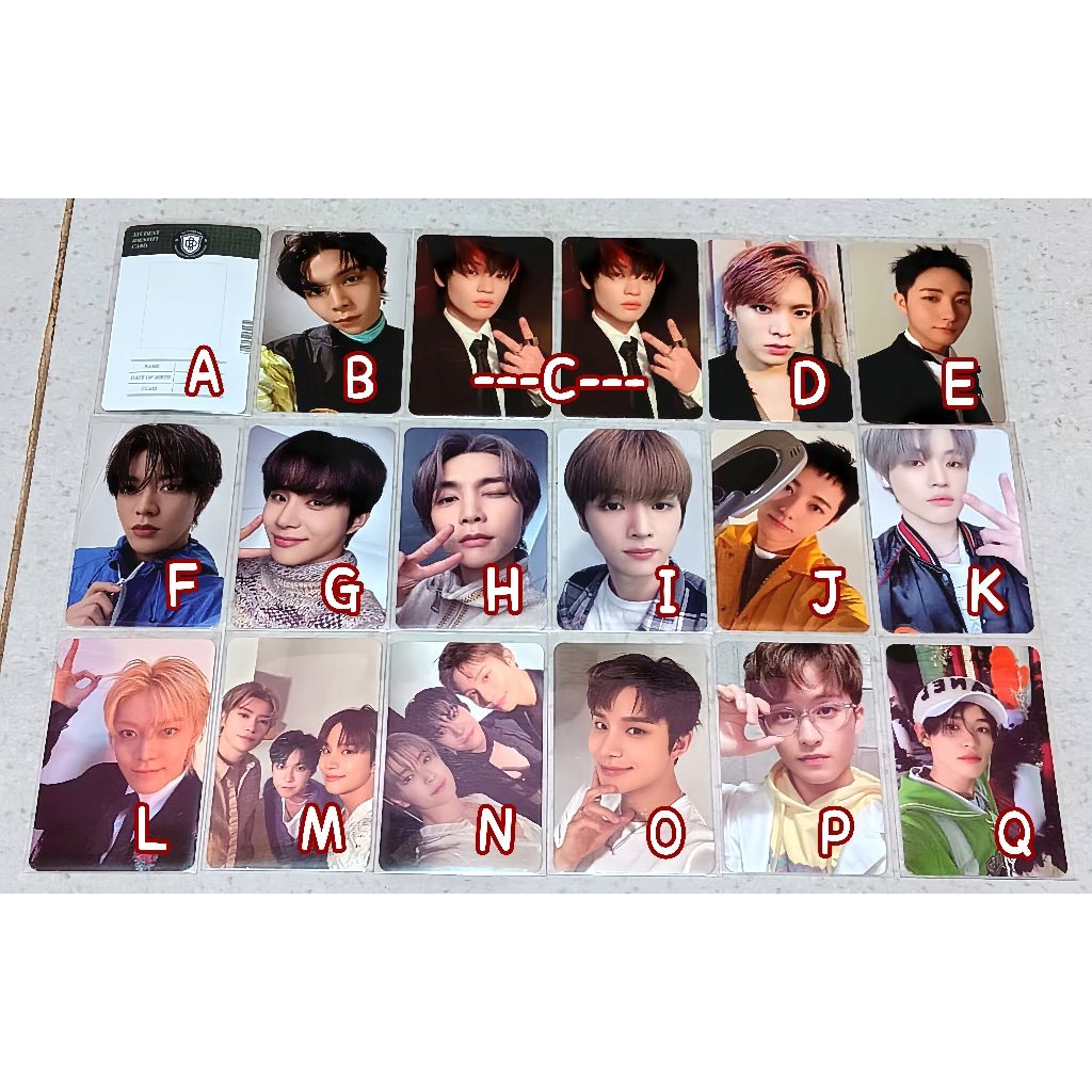 OFFICIAL PC PHOTOCARD NCT DREAM 127 JISUNG JOHNNY CHENLE YUTA RENJUN JUNGWOO SUNGCHAN MARK DJJ DOJAE