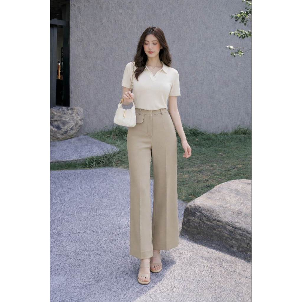 Setelan Celana Kulot / setelan wanita / crop top / celana kulot / setelan terbaru