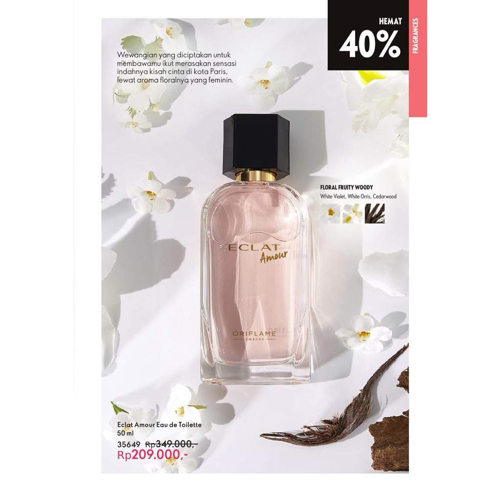 Parfum eclat amour Oriflame
