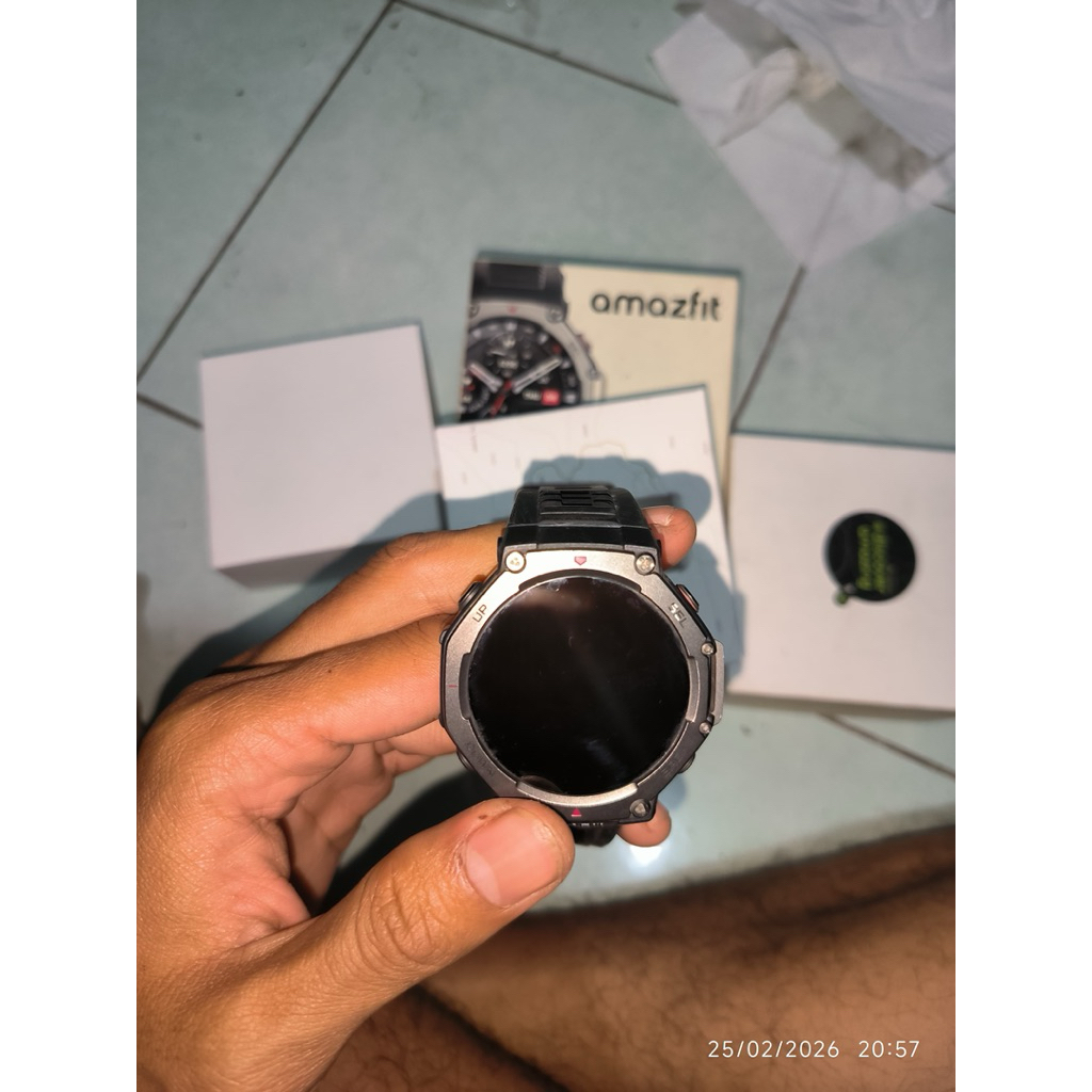 Amazfit T-Rex 3 Original Like New Fullset Bekas 3 Bulan Smartwatch Outdoor Tahan Air
