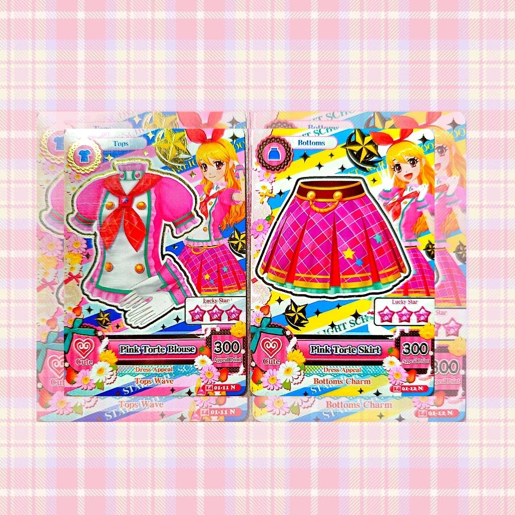 Kartu Aikatsu Normal Card Ichigo Hoshimiya Pink Torte Coord [IND VER]