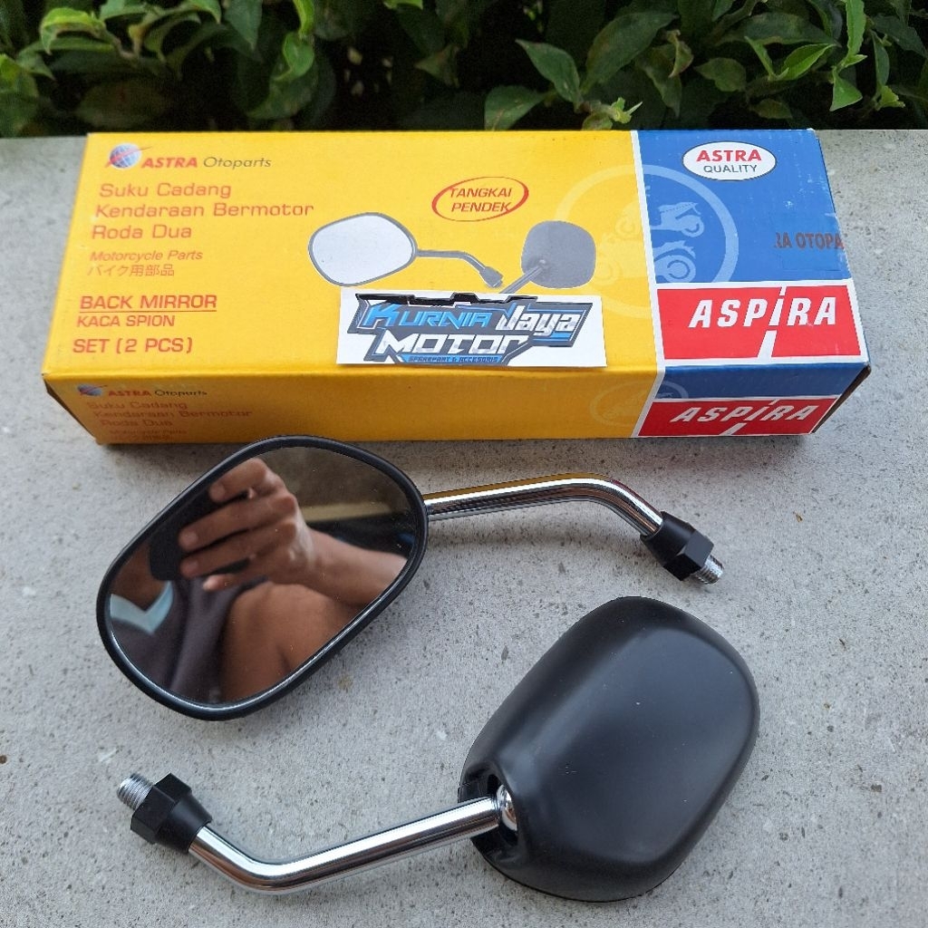 Spion Astrea Aspira Gagang Pendek Chrome