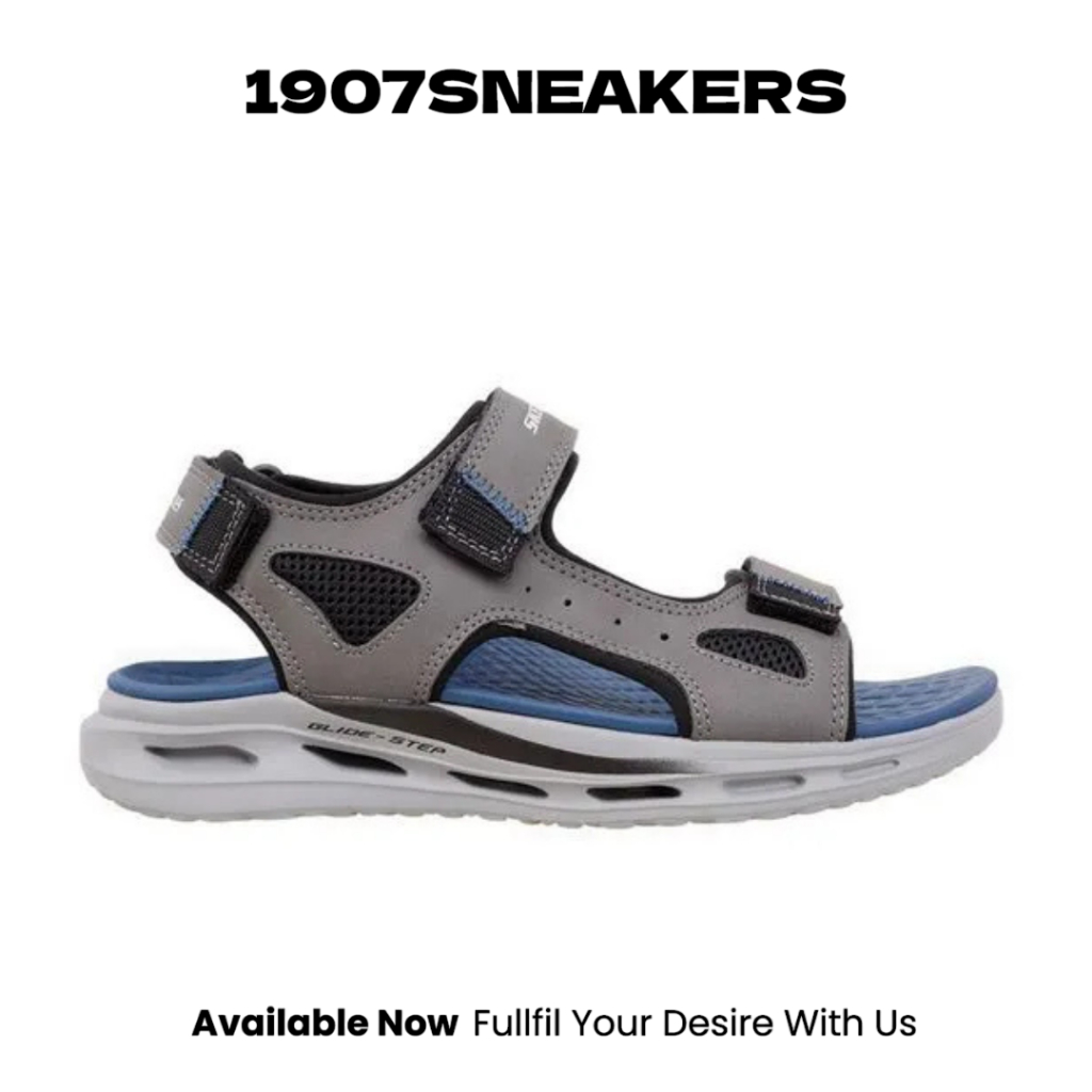 Sepatu Sendal Pria Skechers Orvan Sd - Charcoal SKE211371CHA