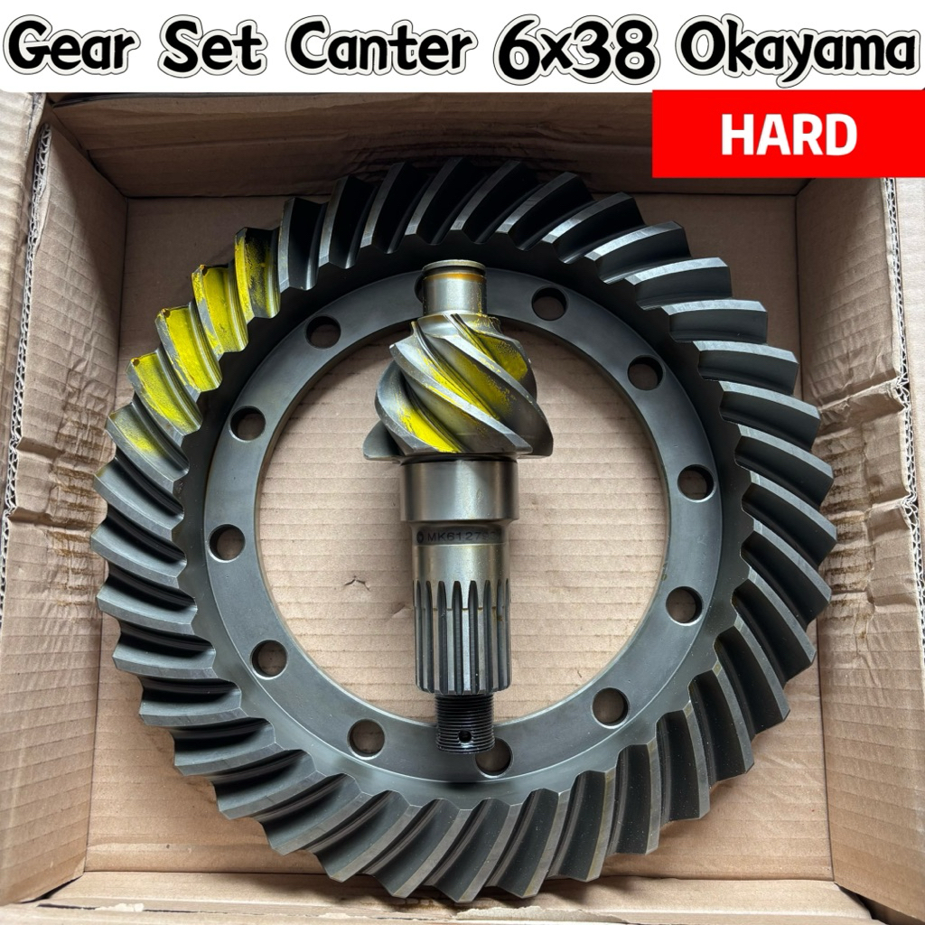 Gear Set Canter Ps125 6x38 Okayama Hard Gir Set Canter Okayama 6x38 Gearset 6x38 Okayama Hard Jantun