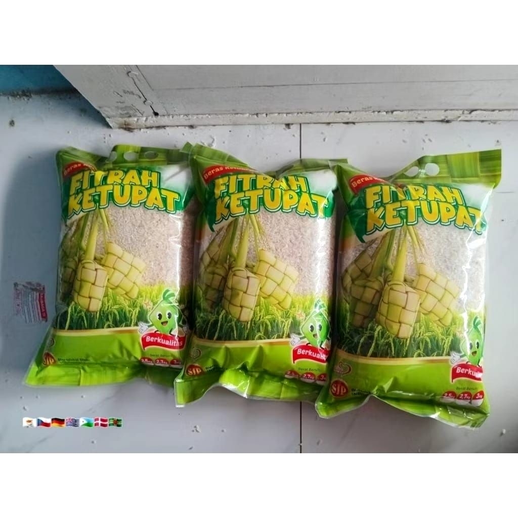 Beras Zakat Fitrah 3kg Beras Bersih Beras Pulen