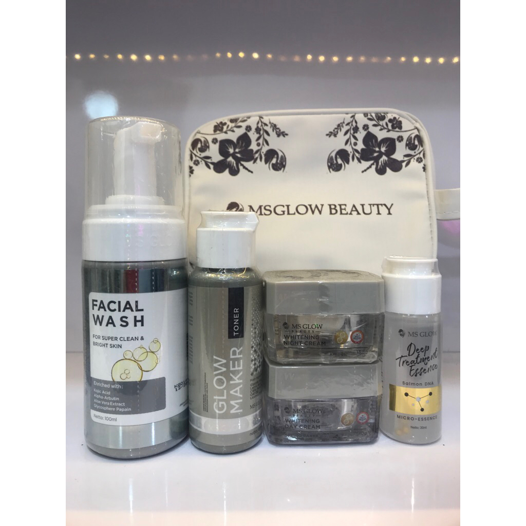 MS GLOW PAKET WHITENING free dte mini salmon