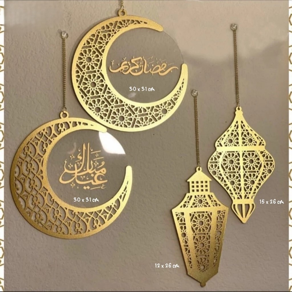 Hiasan Ramadhan Idul Fitri / Hiasan Gantung Lebaran / Hiasan Islami/Eid Hanging Decorations