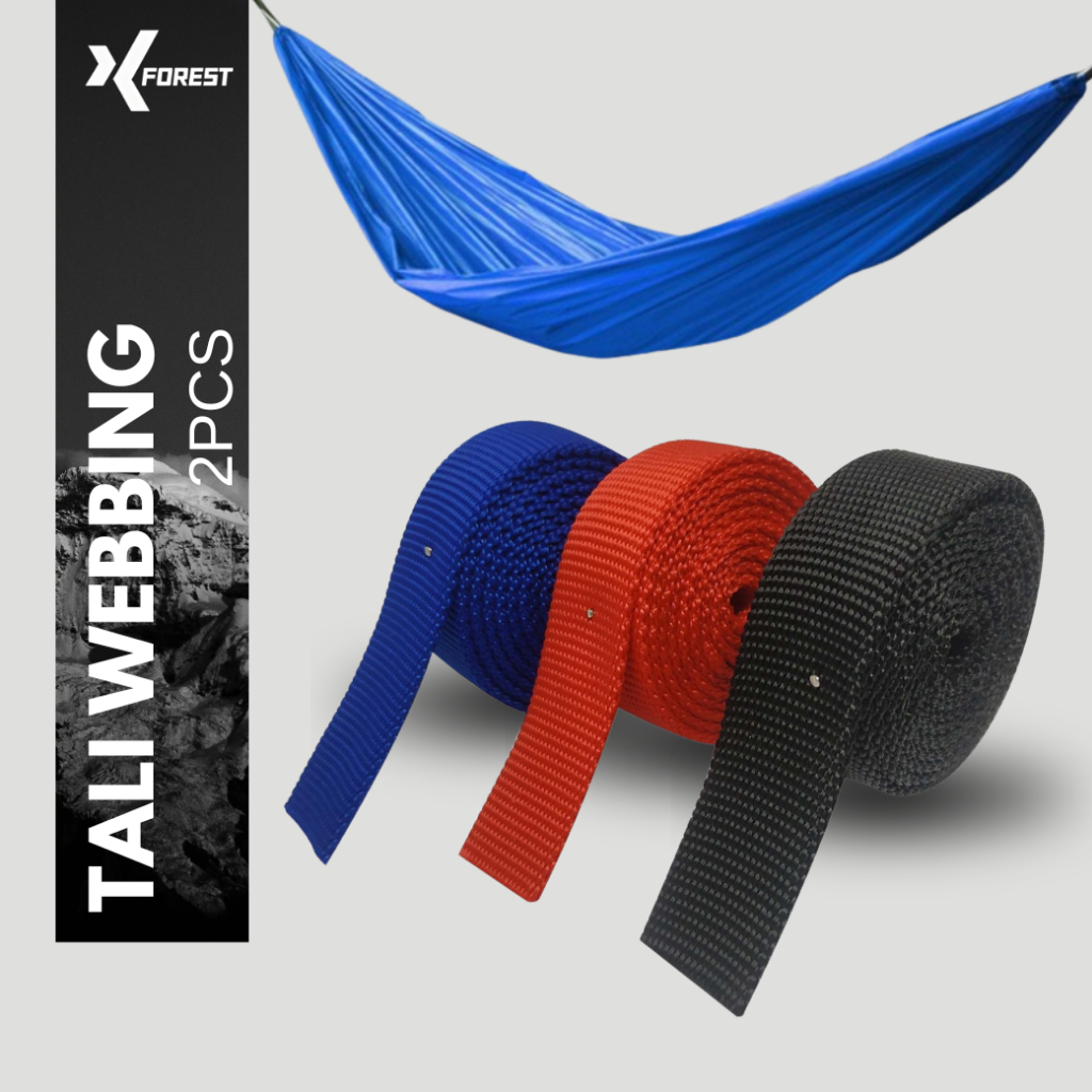 Tali Webbing Hammock Strap 2.0cm Kuat Tebal