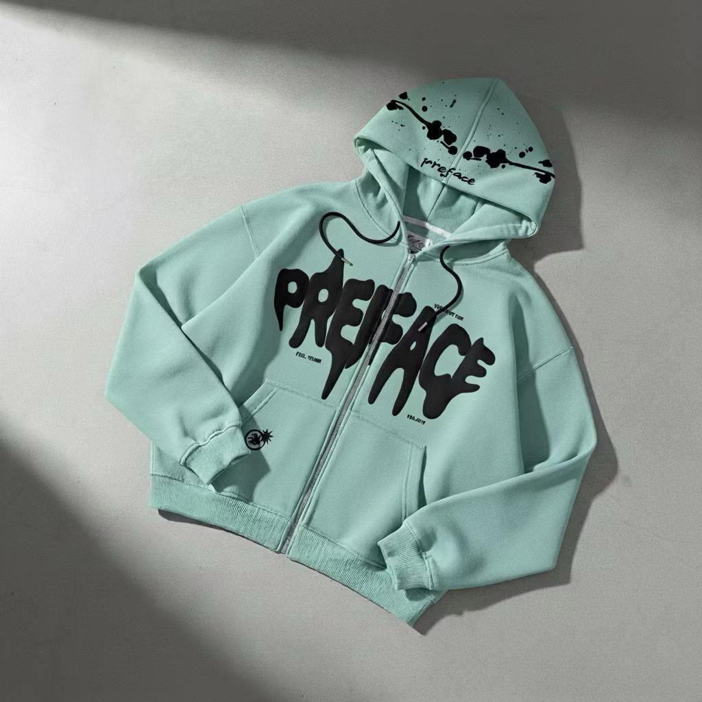 PREFACE DOUBLE ZIPPER JACKET