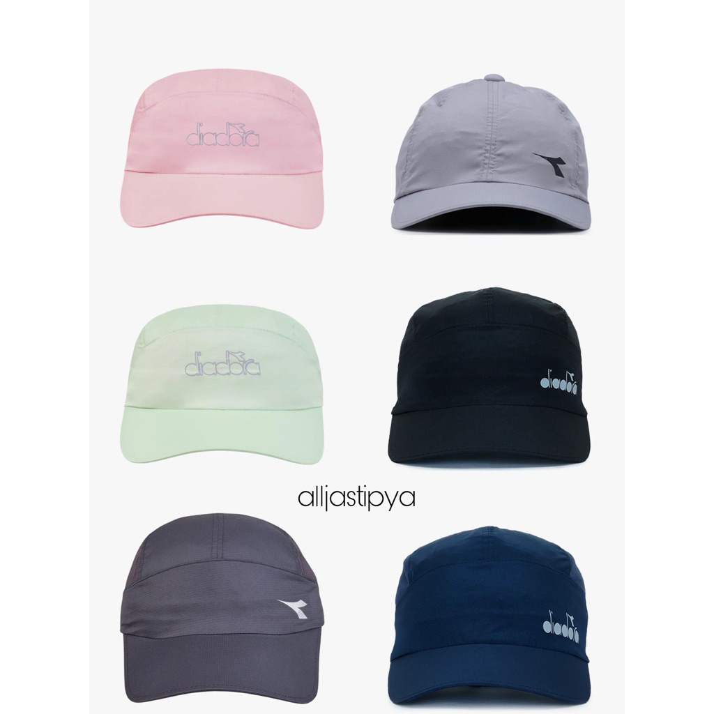 Topi Lari Diadora Conan Unisex Running Caps - Topi Pria Wanita Original
