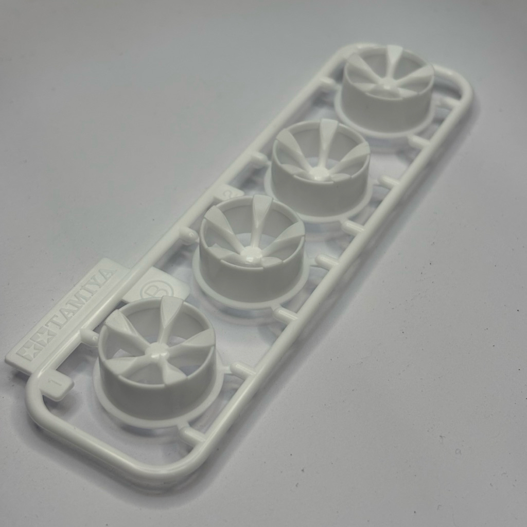 Velg Tamiya 5 Spoke Putih Original