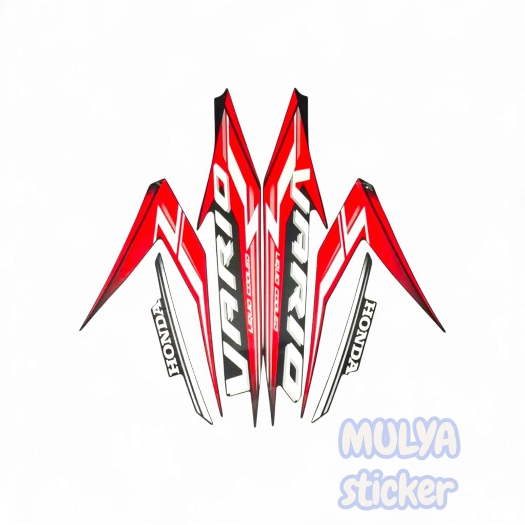 Striping Vario 125 FI 2024 | Stiker Body Honda Vario 125 eSP 2024 | Desain Sporty Original | Full Se