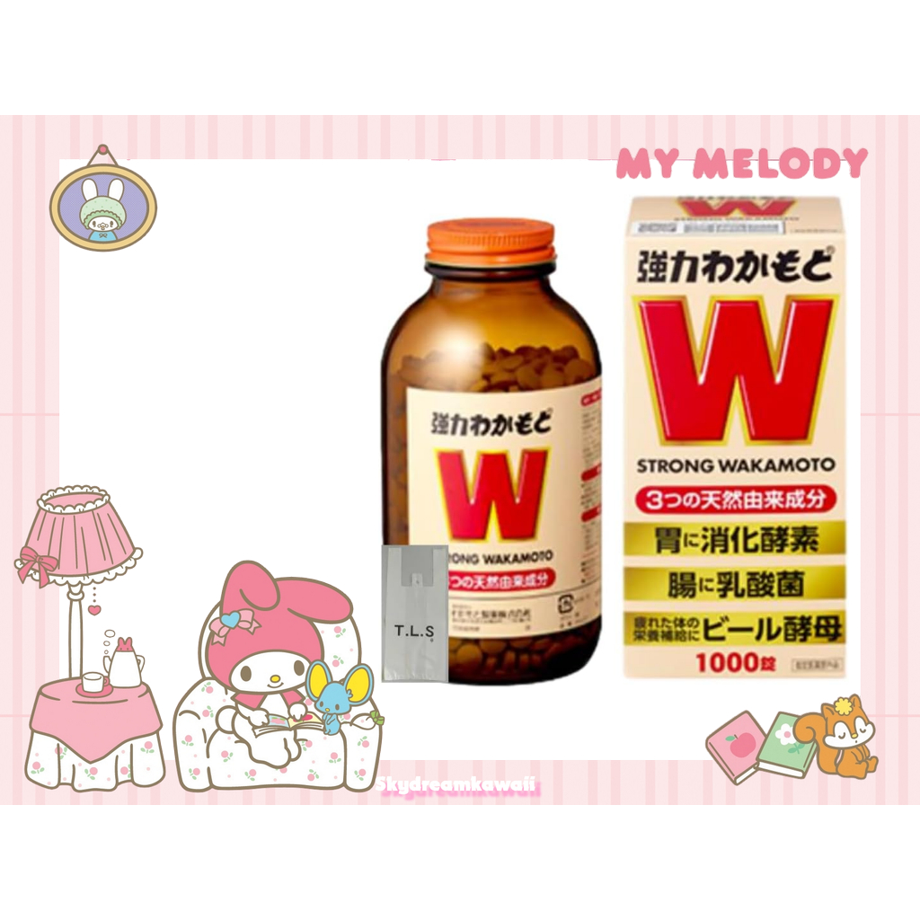 Strong Wakamoto 1000 tablet Original Japan Original 100% Jepang