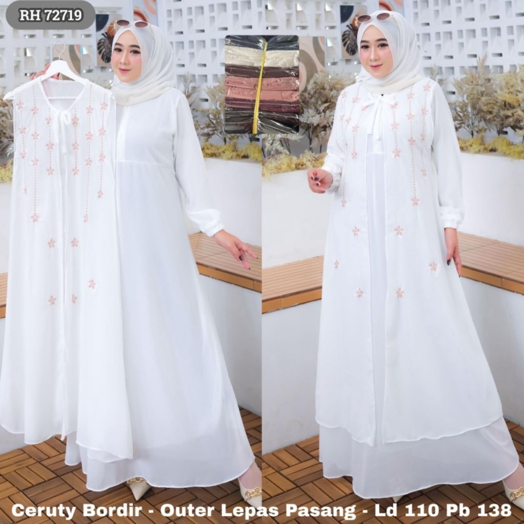 Gamis Rompi / Gamis Outer Ceruty