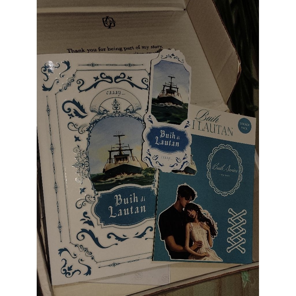 Preloved novel Buih diLautan (sc)