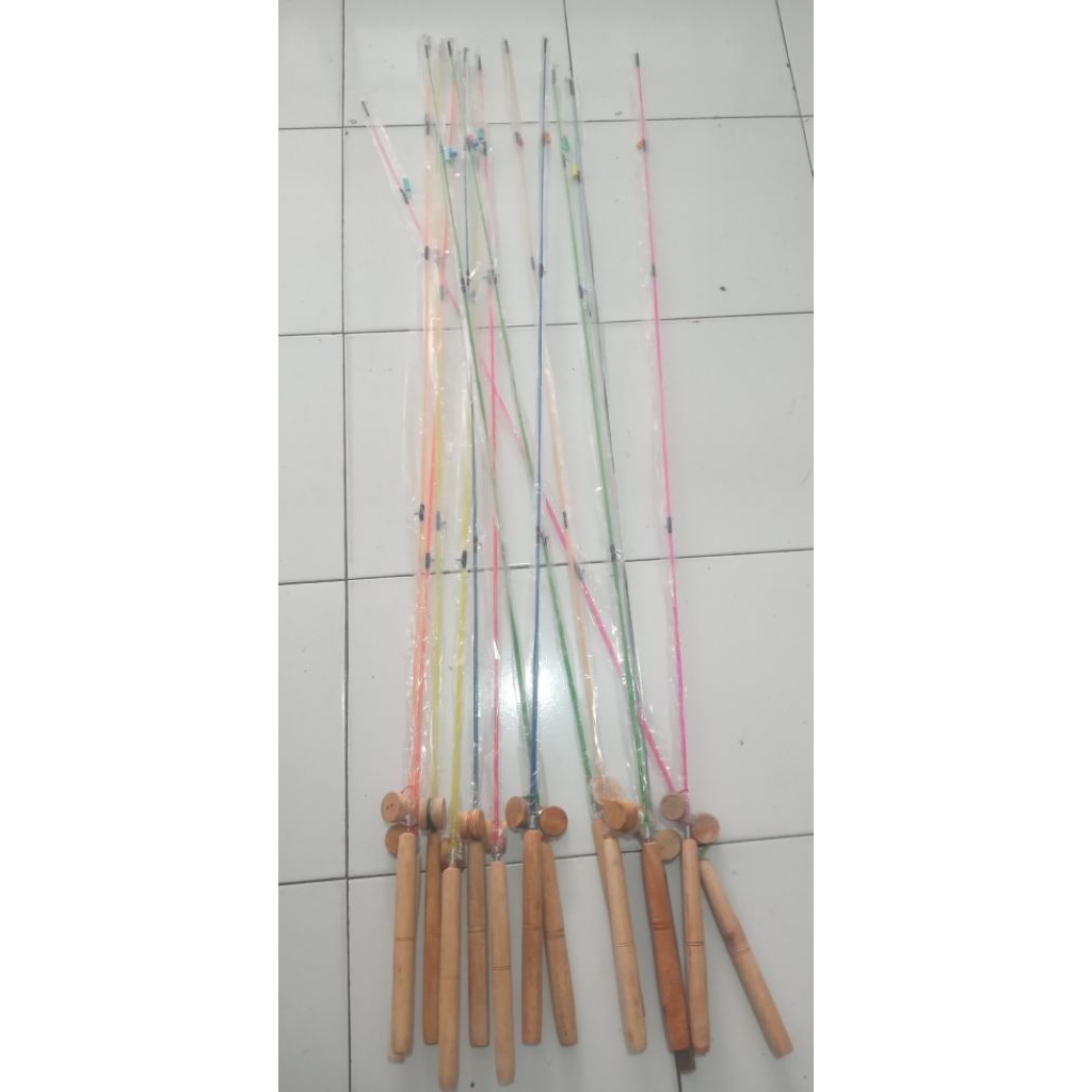 Joran pancing anak 1 set lengkap/pancing fiber lengkap/pancing siap pakai