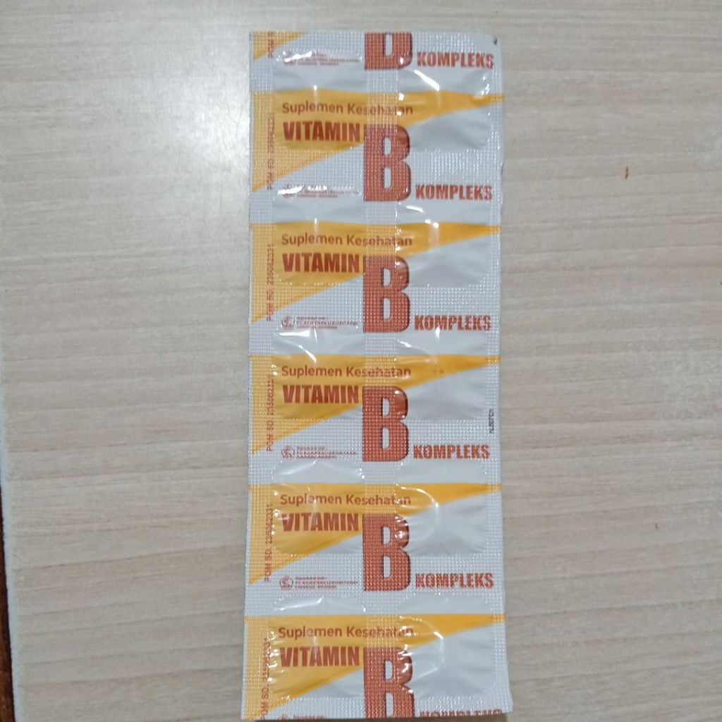 Vitamin B complex 10 tablet/strip