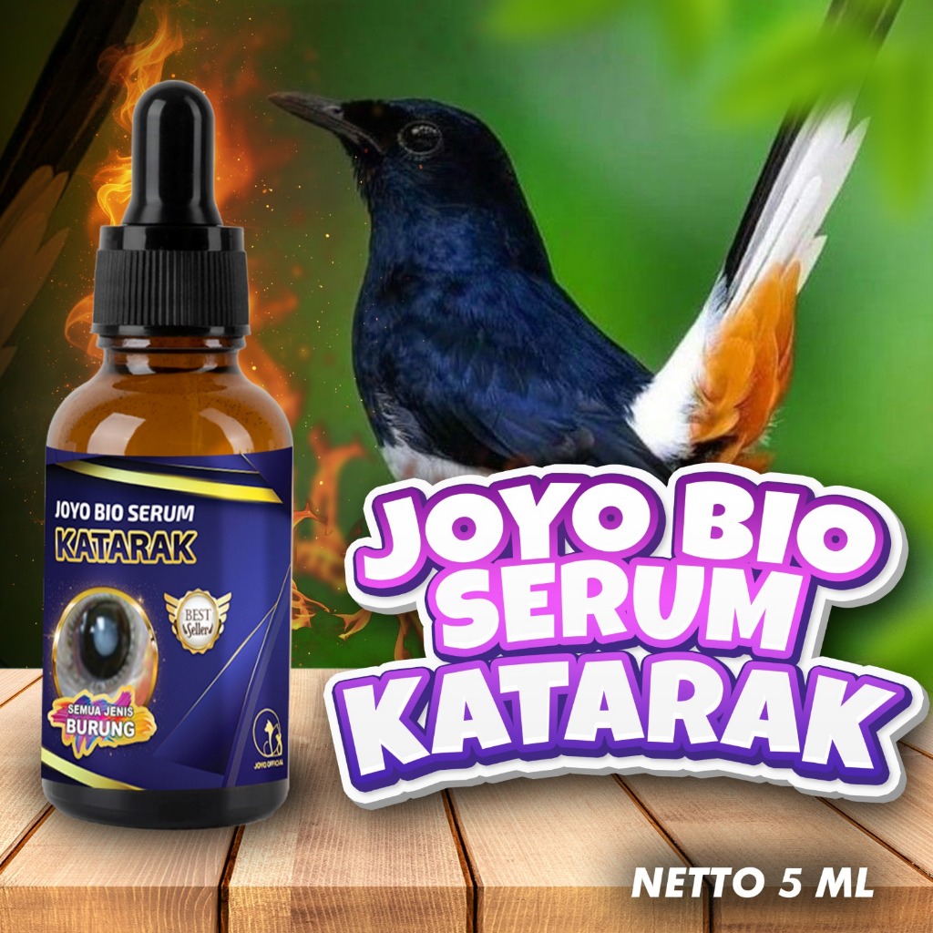 OBAT KATARAK BURUNG | MATA NITIK PUTIH | MATA KATARAK BURUNG | BIO SERUM KATARAK 5 ML