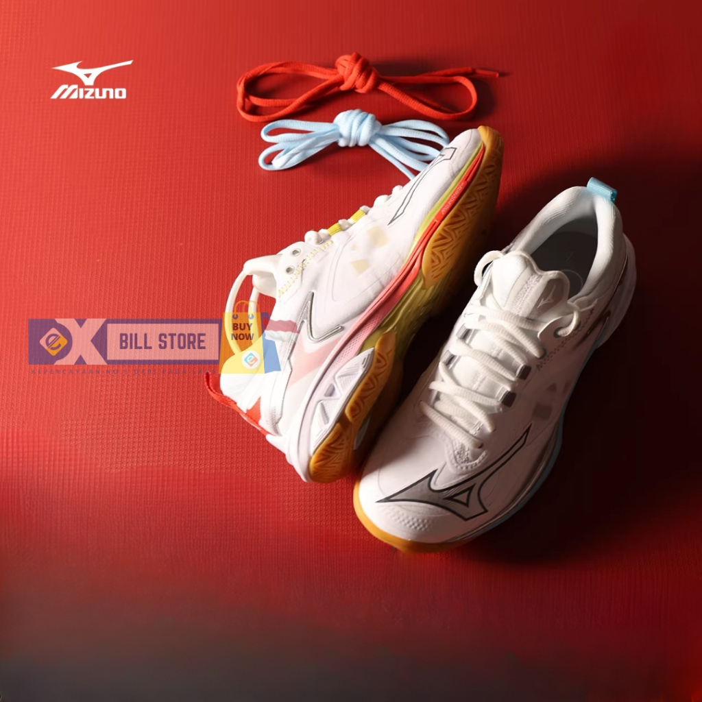 ( Exbill ) Sepatu bulutangkis MIZUNO WAVE CLAW NEO 3 71GA247334 dua beda Warna / WAVE CLAW NEO 3 TER