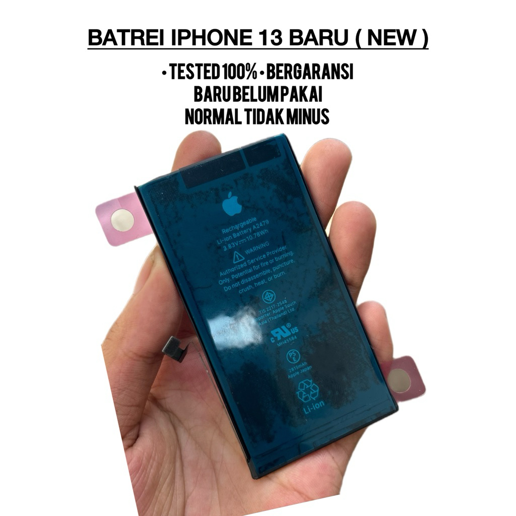 BATREI IPHONE 13 BARU ( NEW )