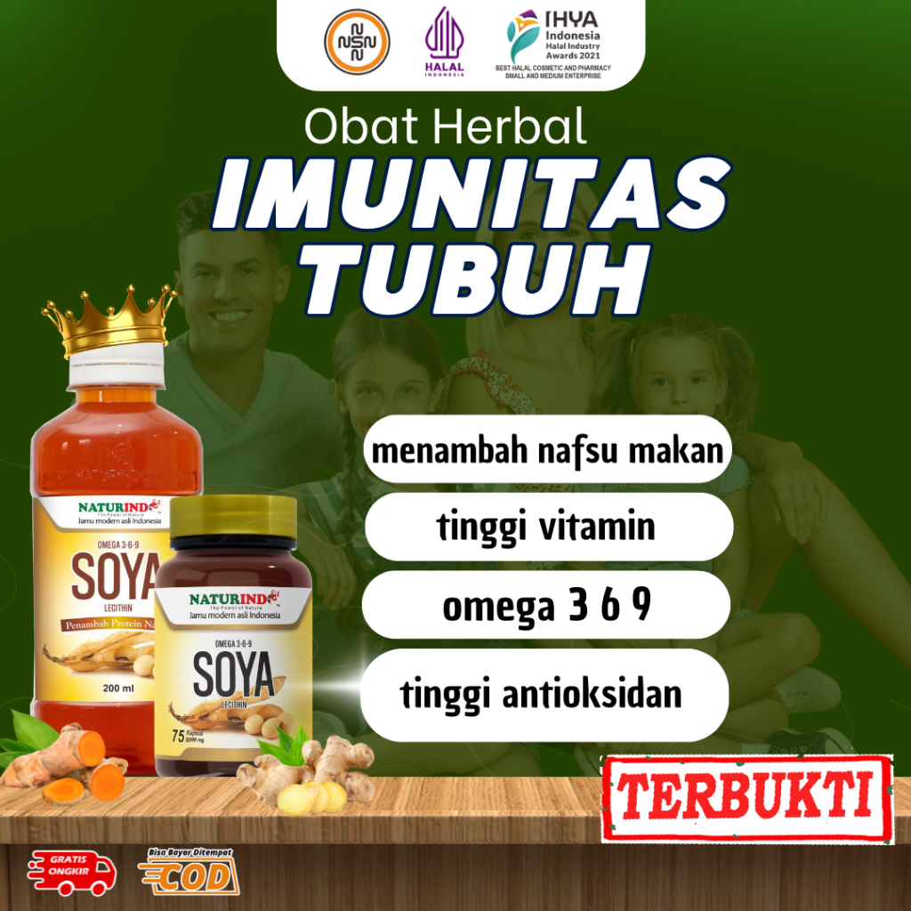 Nutrisi Protein Omega 3 6 9 Obat Herbal Kesehatan Keluarga Ibu Hamil Minyak Soya Lecithin Naturindo
