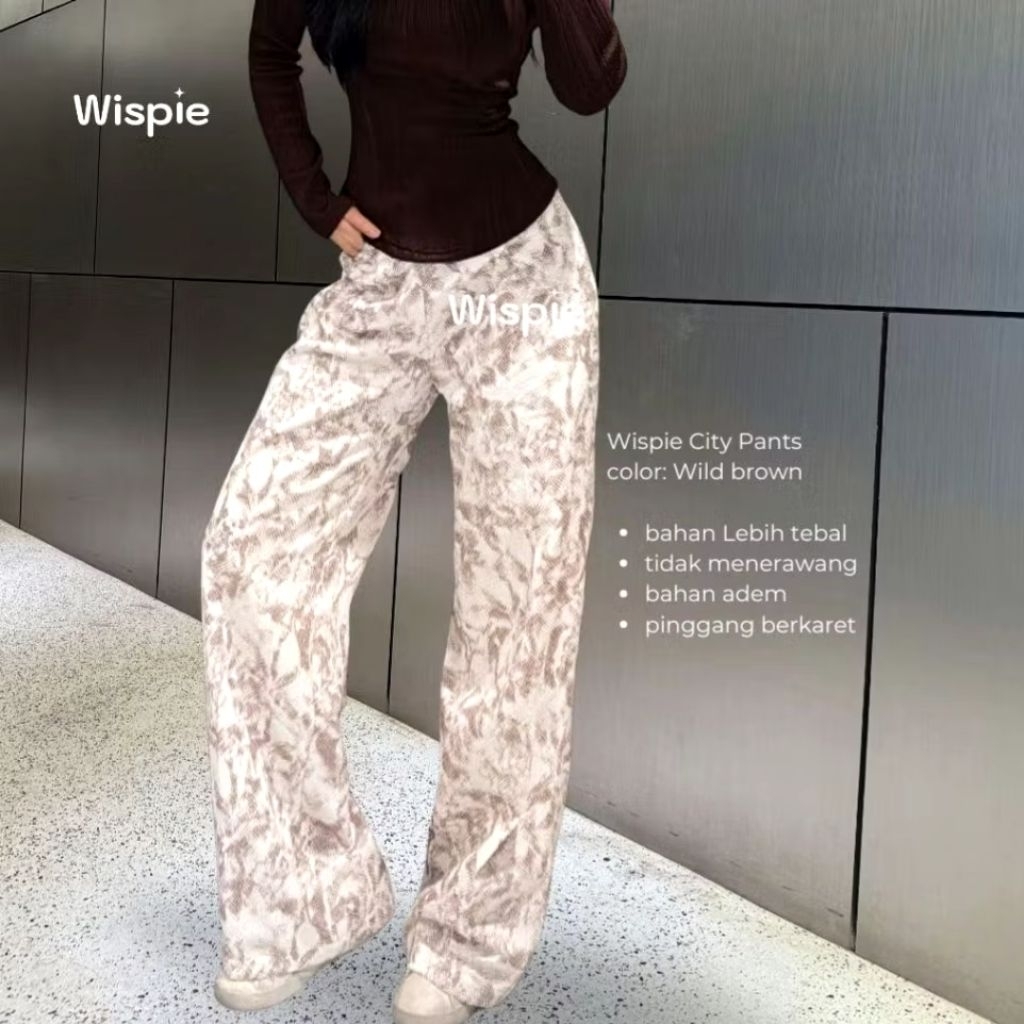 Pl Wispie City Pants Wild Brown Ukuran S