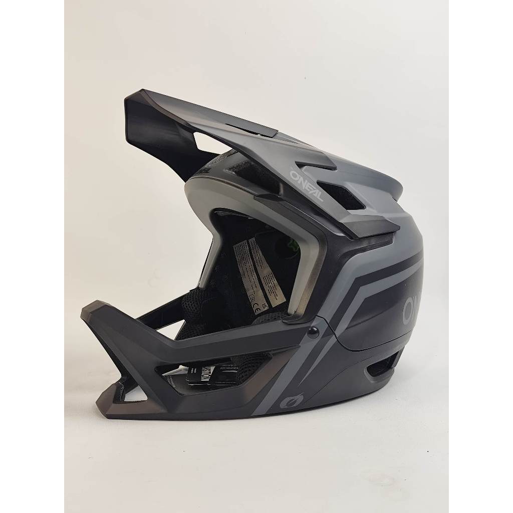 Helm Downhill Oneal Transition MTB Full Face Black Grey