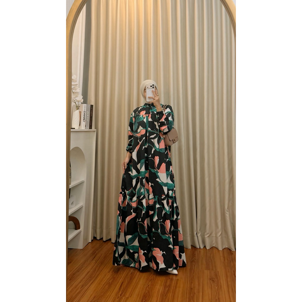 Gamis Cewe Anti Ribet Daily Series All size LD 120