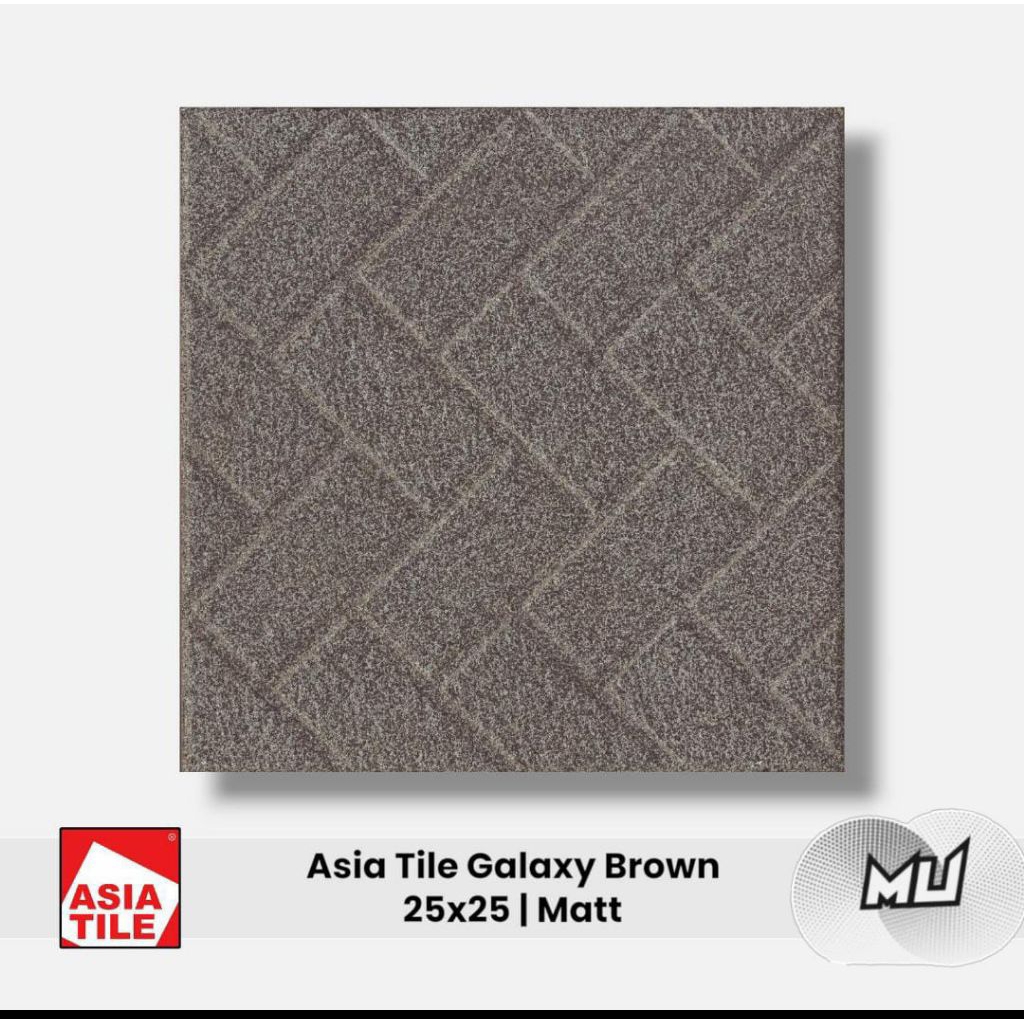 keramik lantai Asia tile 25x25 cm Galaxy brown matte