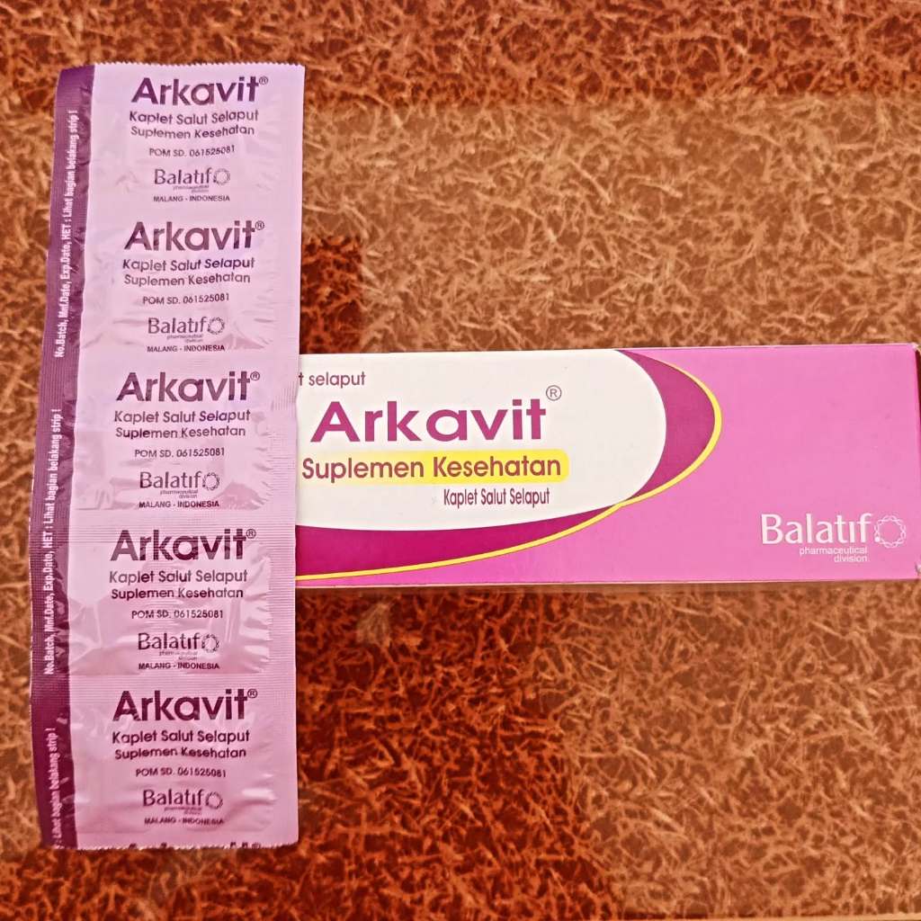 Arkavit Kaplet  Ungu Suplemen Kesehatan Balatif
