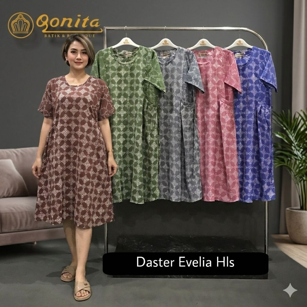 Daster Qonita//batik qonita//batik pekalongan ori