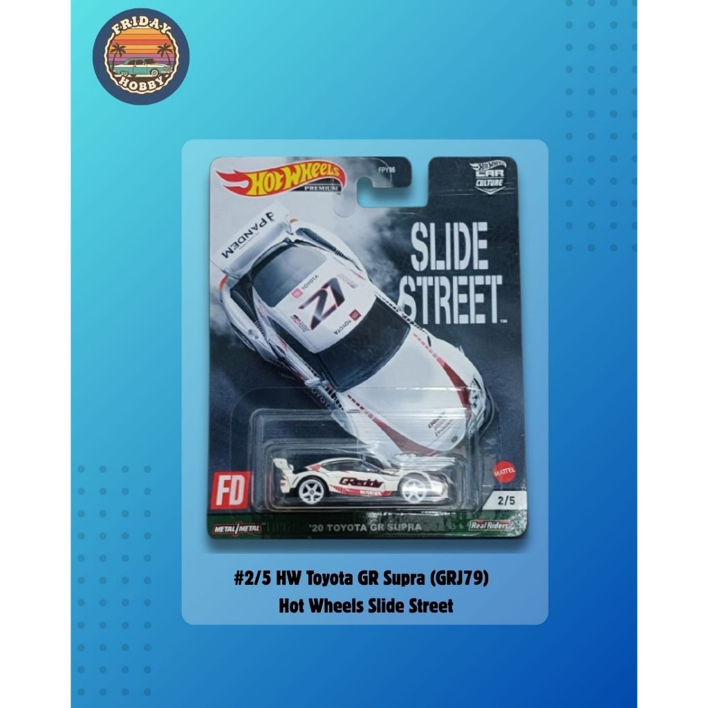 Hotwheels Slide Street '20 Toyota GR Supra