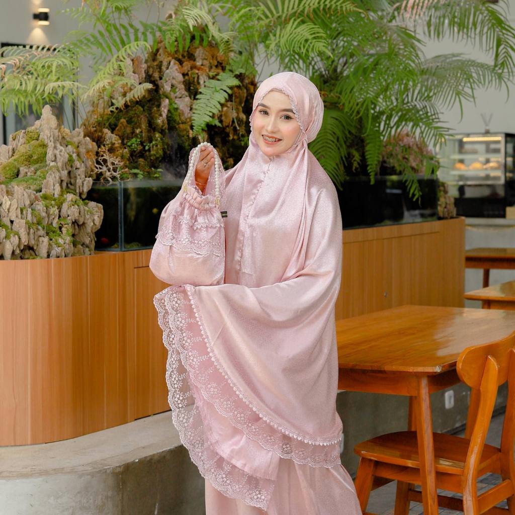 Benang Raja Mukena Jaquard Silk