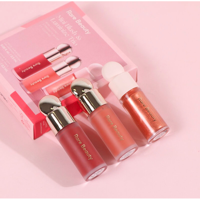 #CBR_RARE BEAUTY MINI BLUSH & LUMINIZE TRIO SET LIMITED EDITION