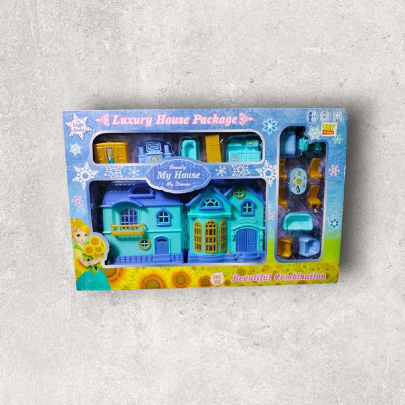 Mainan Edukasi Anak Rumah-rumahan Plastik Mengeluarkan Bunyi