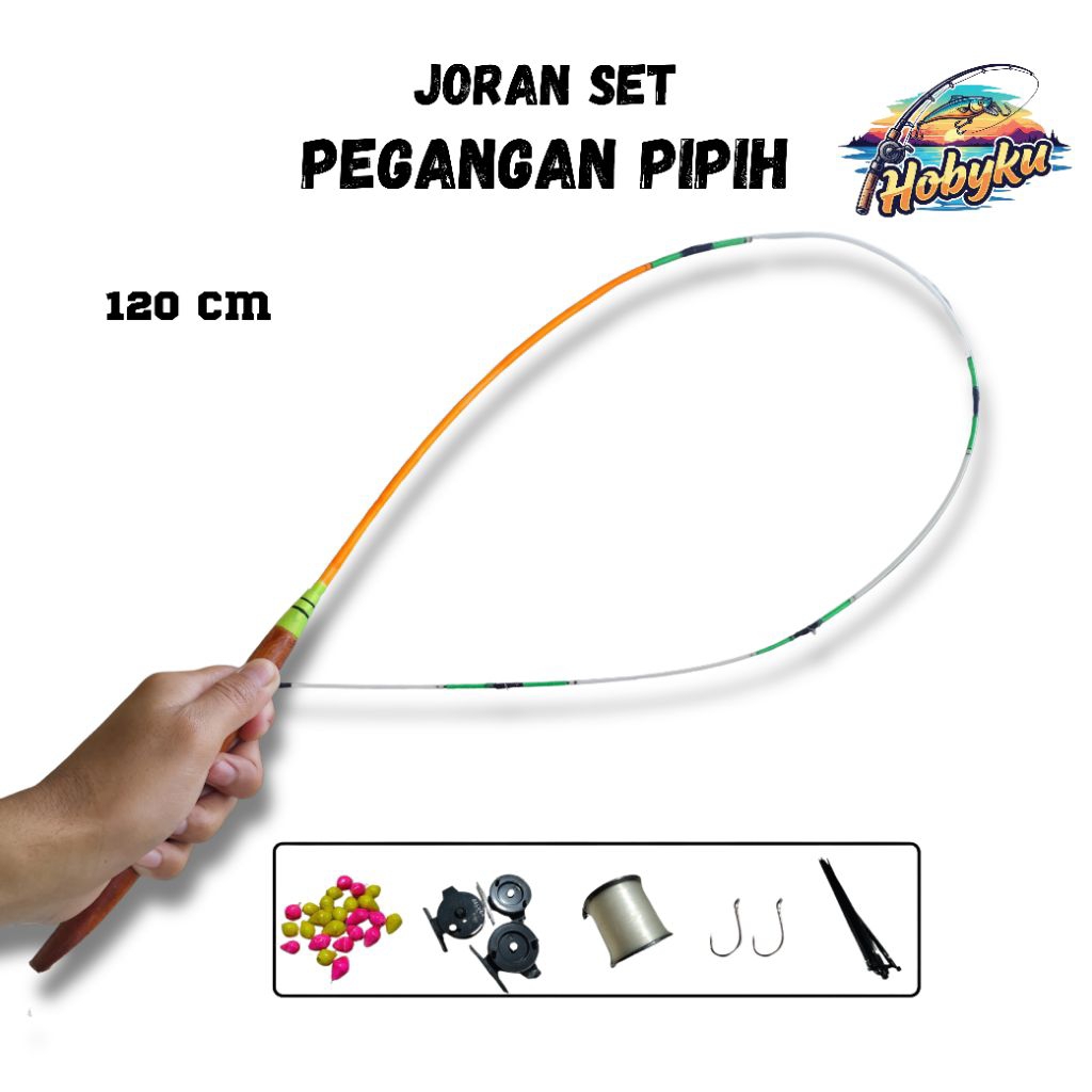 Joran Set putih 120CM Micro Fishing, Lentur Dan Kuat