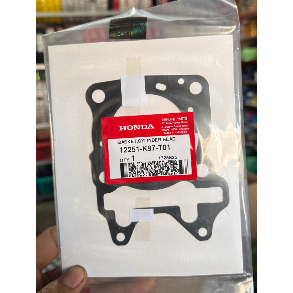 Gasket Cylinder Head Honda Vario 150 PCX 150 Original AHM 100% Ori