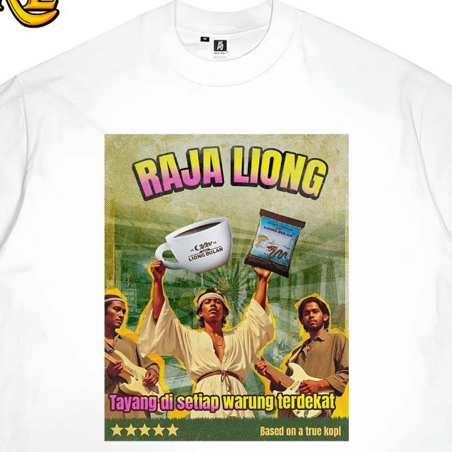 KAOS KOPI LIONG BULAN - RAJA LIONG - KOPI KHAS BOGOR LIONG BULAN BISA COD