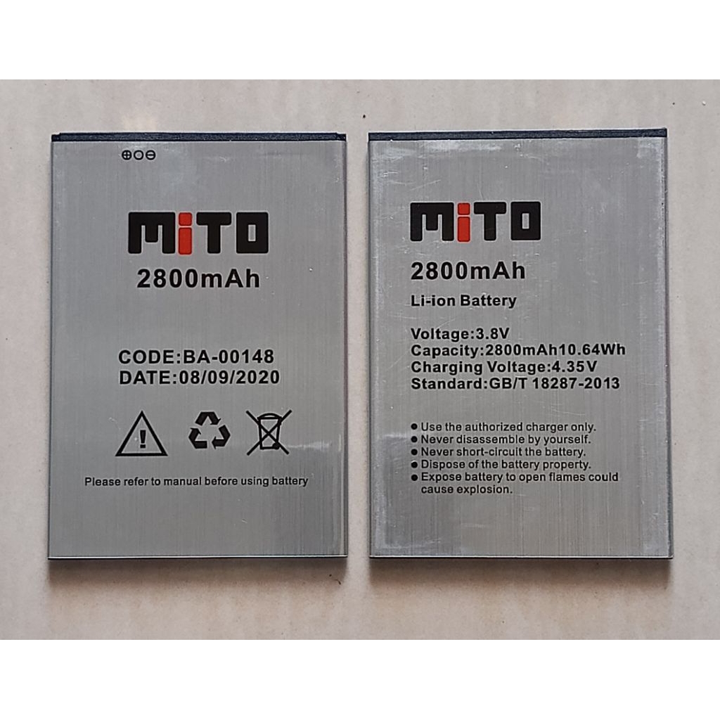 Batrai Baterai Batray Batre Mito Ba-00148 Mito A37 Mito Ba 00148