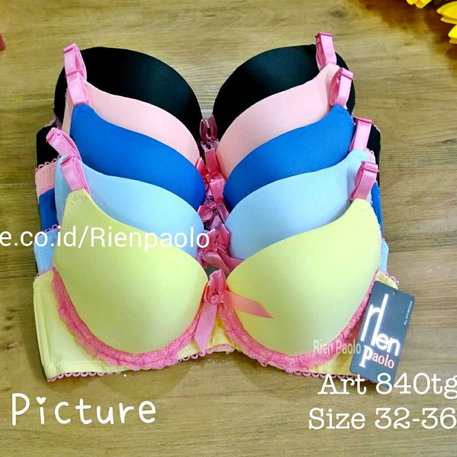 Bra Wanita - BH - BH Wanita - Motif Pita Polos Lucu Rien Paolo 840 tgc