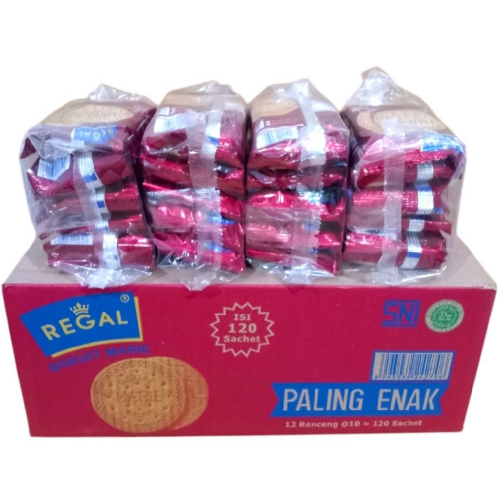 Biskuit Marie Regal 1 Dus Isi 12 Renceng
