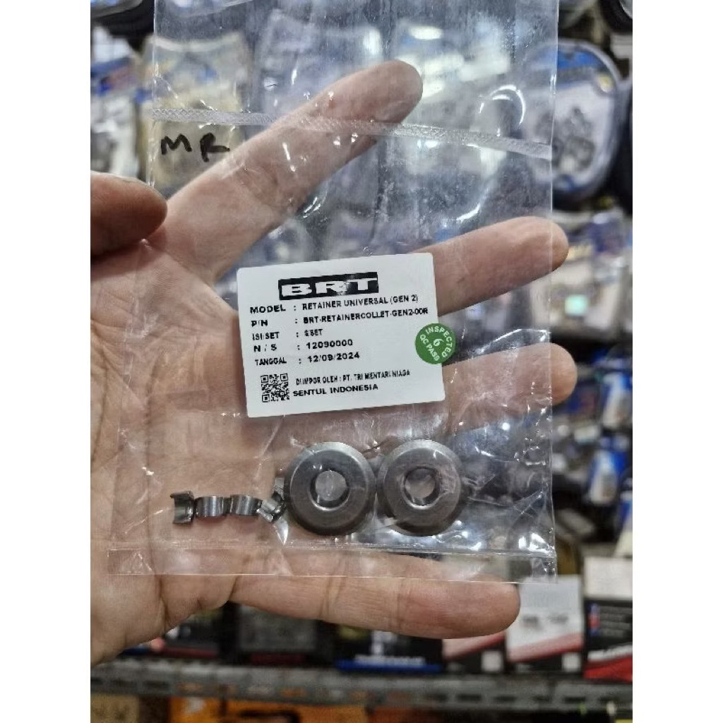 RETAINER TUTUP KLEP SET KUKU KLEP BATANG 5 MM BRT RACING GEN2 ORI ORIGINAL MIO FINO NOUVO BEAT SCOOP
