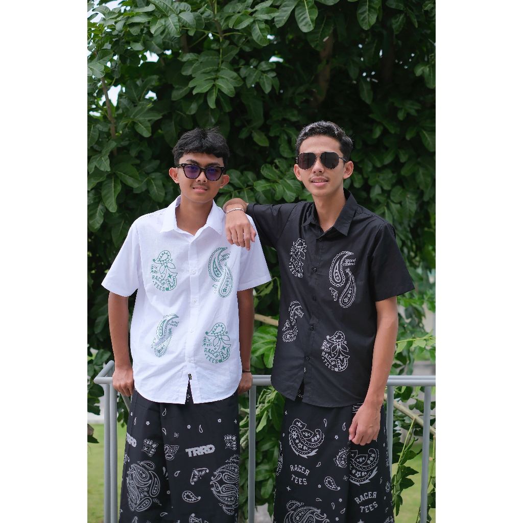 RACERTEES Kemeja Paisley [Kasual]