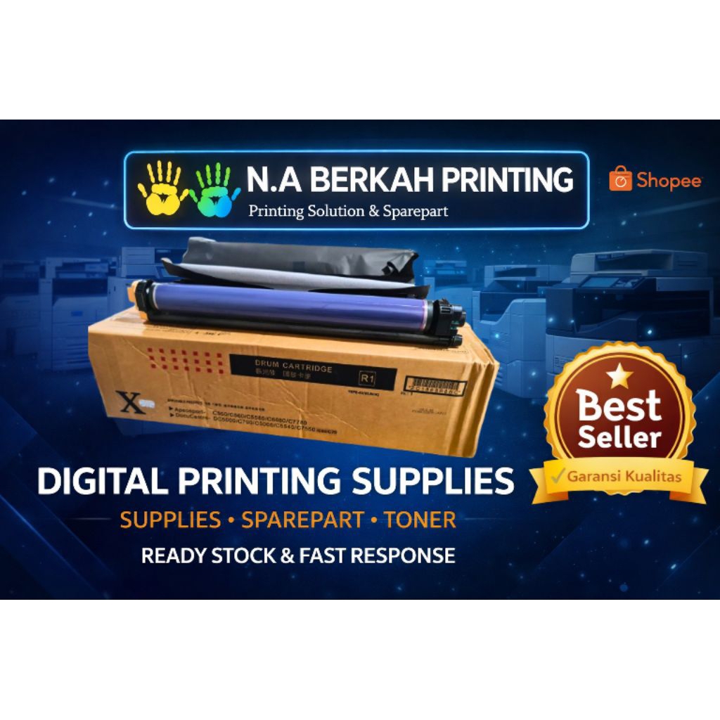 Drum Unit Xerox C60/70 CMY & Black + Chip