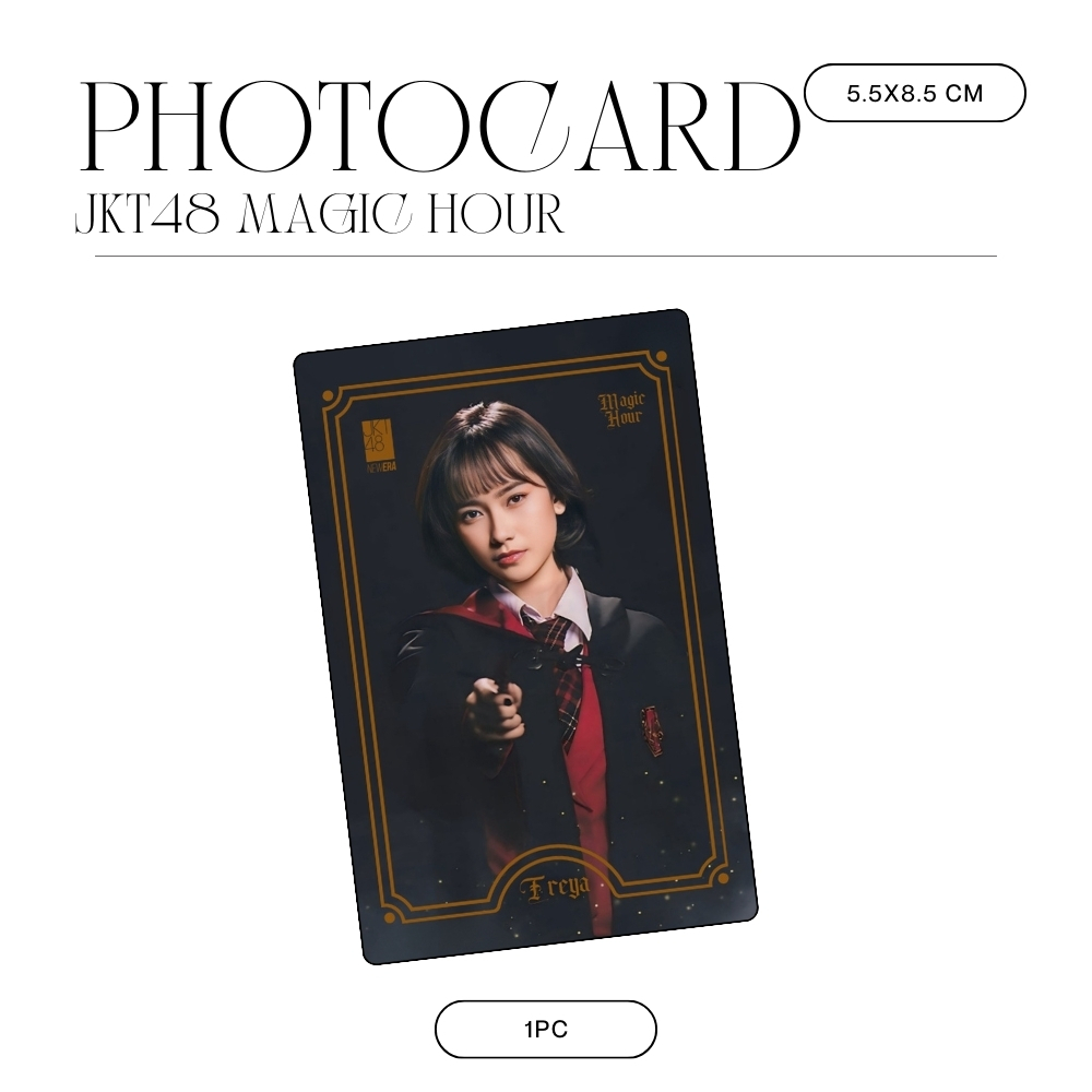 HOLOGRAM PHOTOCARD JKT48 MAGIC HOUR JPOP CARDS UNOFFICIAL ADEL ALYA ASHEL CHIRSTY FENI FIONY FREYA