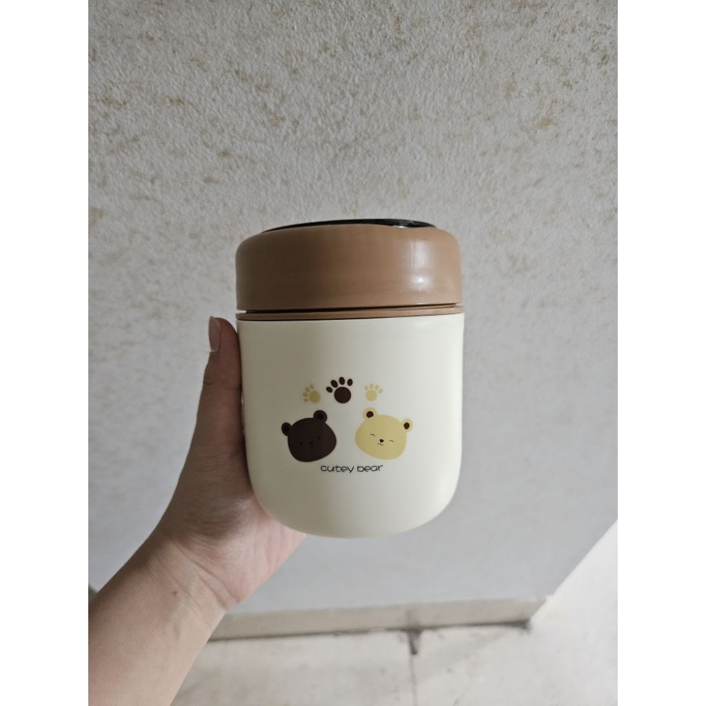 Food Jar MPASI Lunch Jar 350ml FREE Tas thermal alat makan anak bayi SUS304