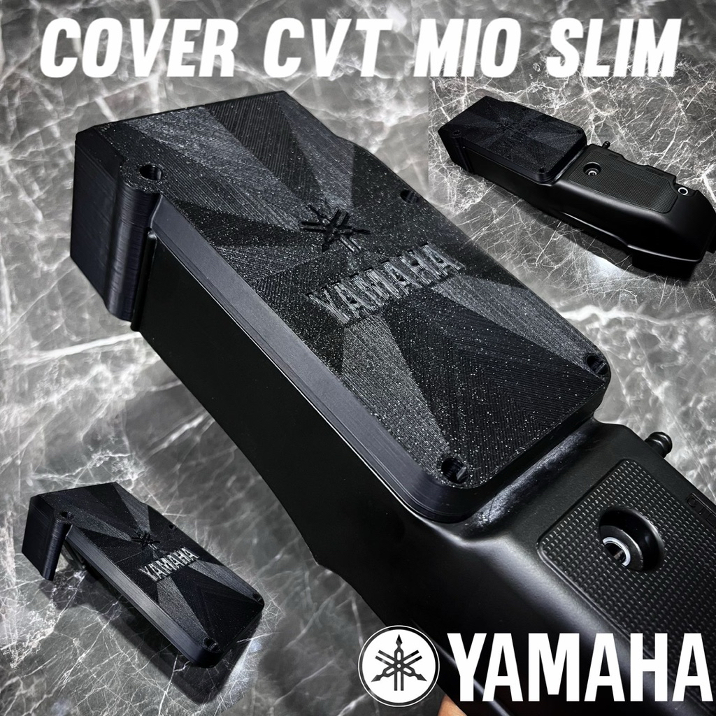 COVER CVT MIO SLIM LOGO YAMAHA TUTUP ATAS VARIASI MIO SPORTY SMILE PENUTUP TIPIS