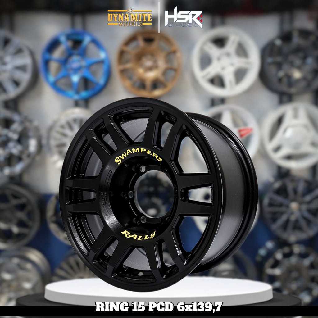 Velg R15 HSR Swampers Keren Untuk Mobil Panther Terrano Everest Colorado