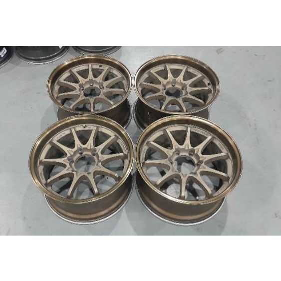 Velg Mobil Bekas Racing Ce28 Ring 18x9 Pcd 6x139,7 Bronze Buat Fortuner Hilux Pajero Teriton DLL
