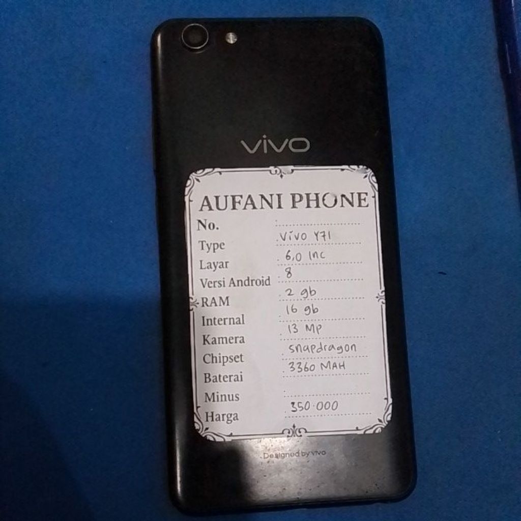 vivo Y 71 ram 2/16 gb